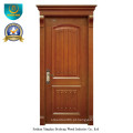 Porta de madeira maciça de estilo europeu simplificado para interior (ds-8015)